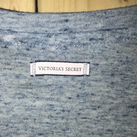 Victoria Secret Blue Pajama Top M - Picture 4 of 5